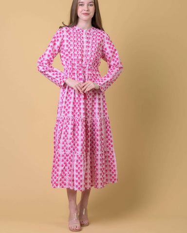 Corfu Dress Maxton Pink