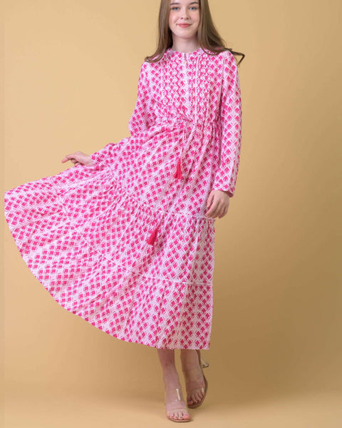 Corfu Dress Maxton Pink