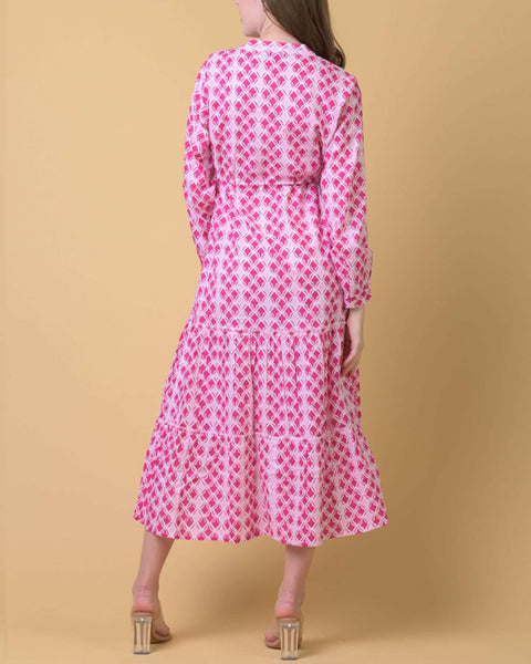 Corfu Dress Maxton Pink