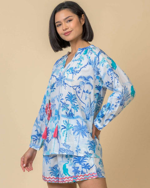 Cosmo Co-Ord Toile Blue - shopatstocks