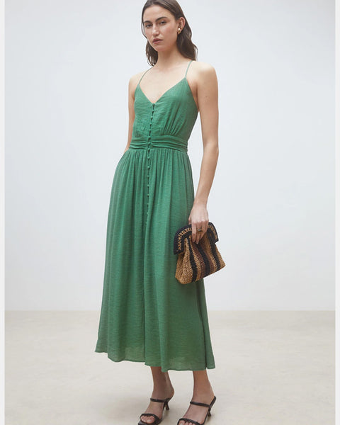 Crest Dress Green