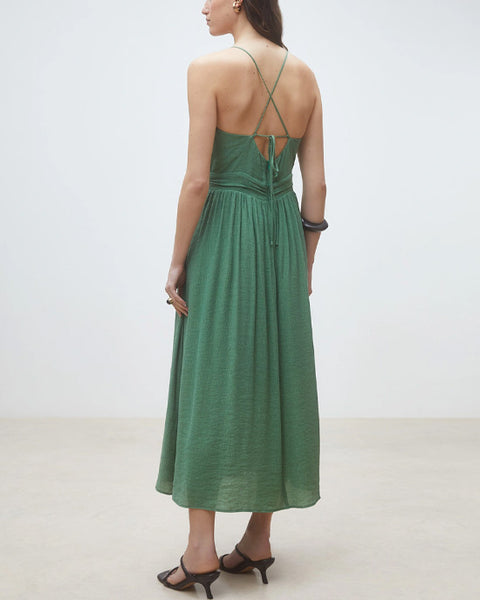 Crest Dress Green