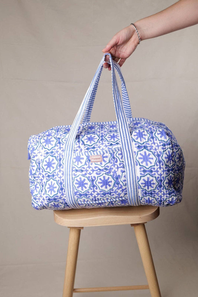 Weekend Bag - Lavender Geometric