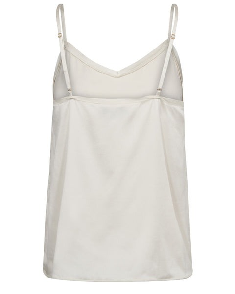 Ditte Silk Singlet Ecru