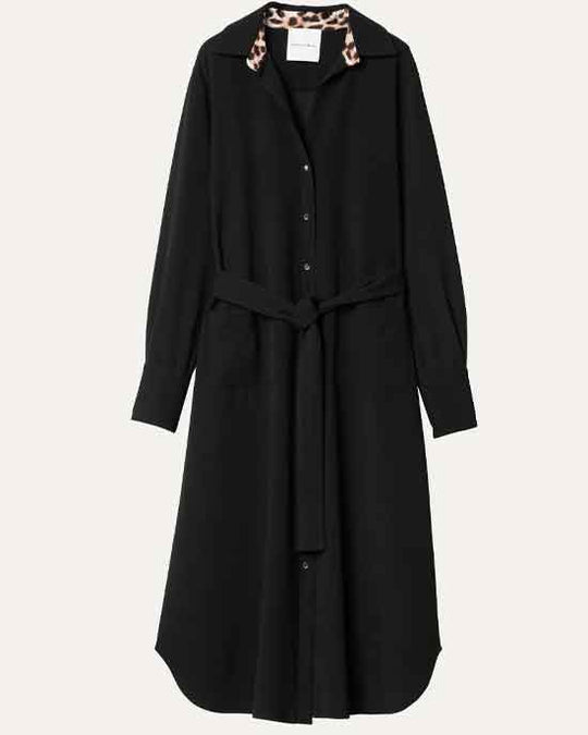 Donna Crepe Dress Black