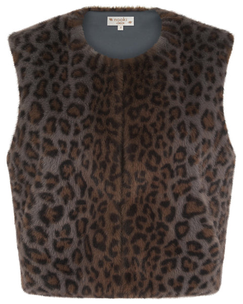 Edelweiss Gilet Grey Leo