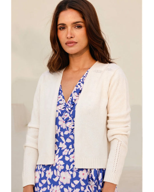 Merino Wool Edge To Edge Cardigan