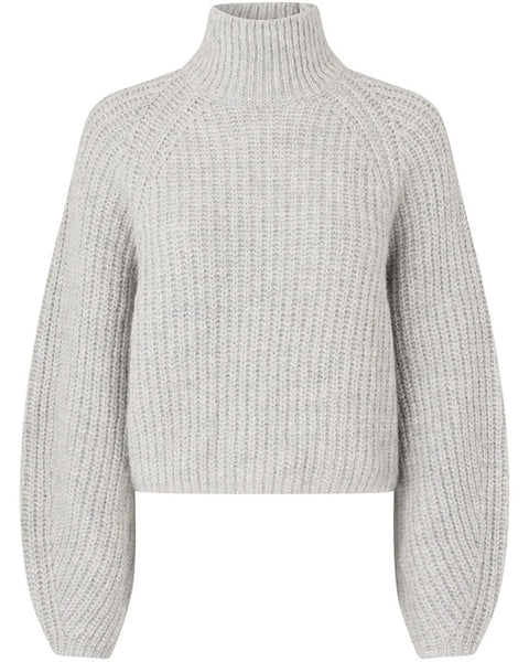 Elio Knit Jumper Light Grey