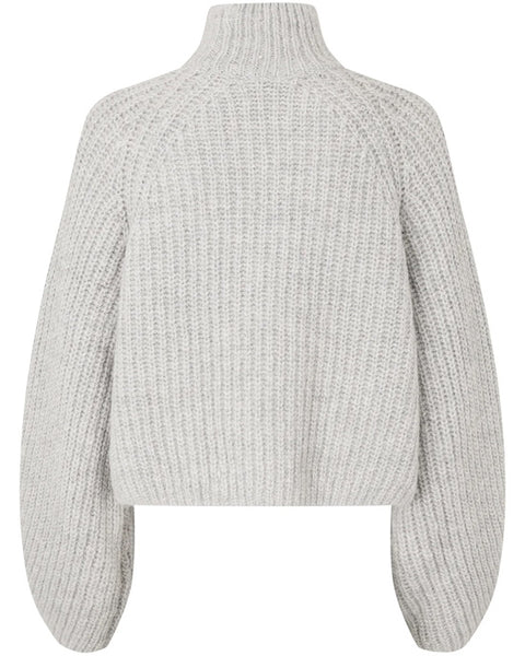 Elio Knit Jumper Light Grey