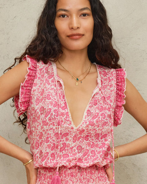 Esti Print Sundress Pink - shopatstocks