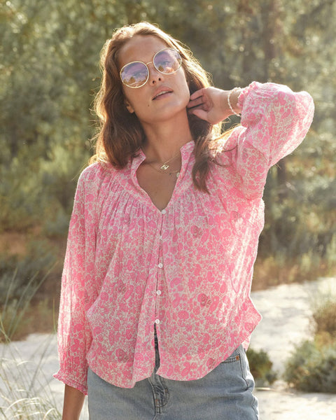 Esti Print Top Pink - shopatstocks