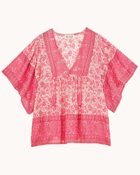 Esti Short Sleeve Top Pink - shopatstocks