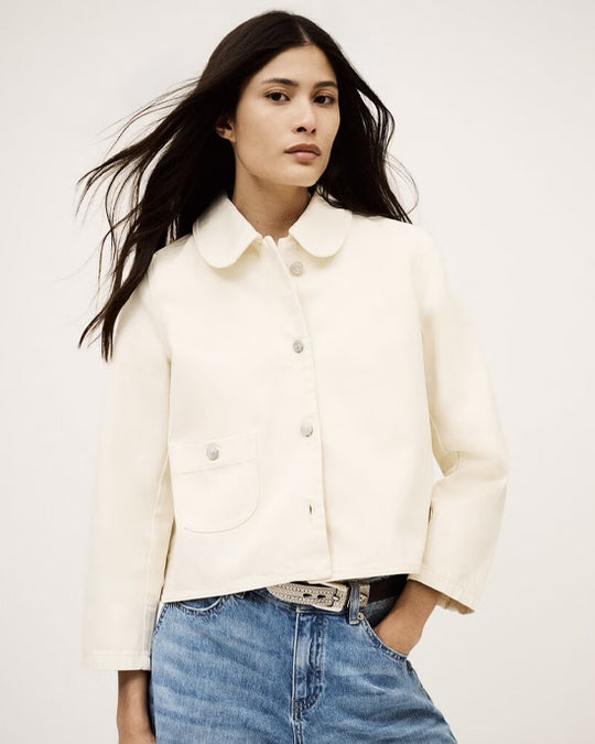 Etiny Denim Jacket Ecru