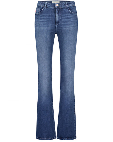 Eva Flare Jeans Classic Blue