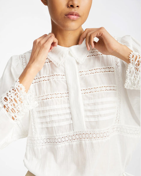 Ferdie Blouse White