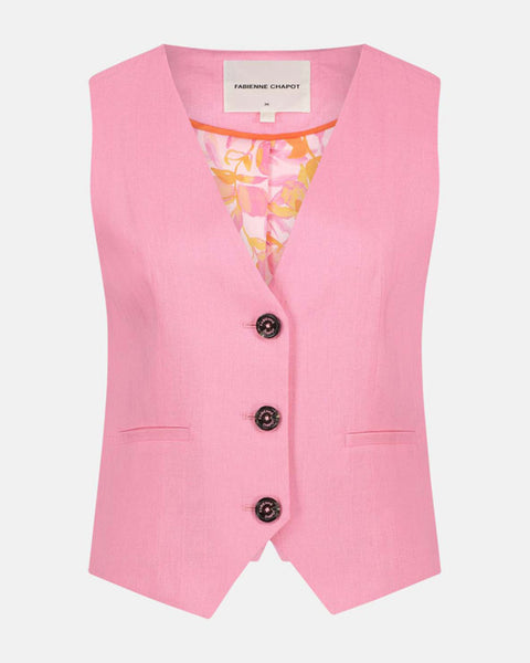 Gigi Gilet Pink Glow