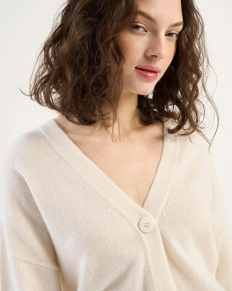 Grammy Cashmere Cardigan Milk