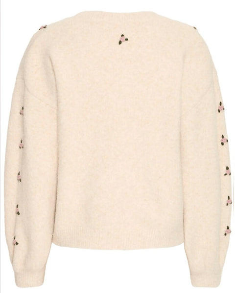 Irmorris Birch Jumper w Floral Detail