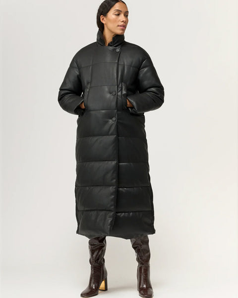 Jules Faux Down Coat Black