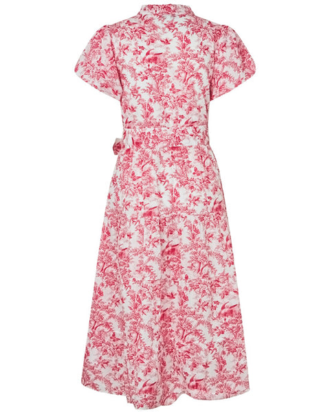 Katinka Dress Imperial Garden Red - shopatstocks