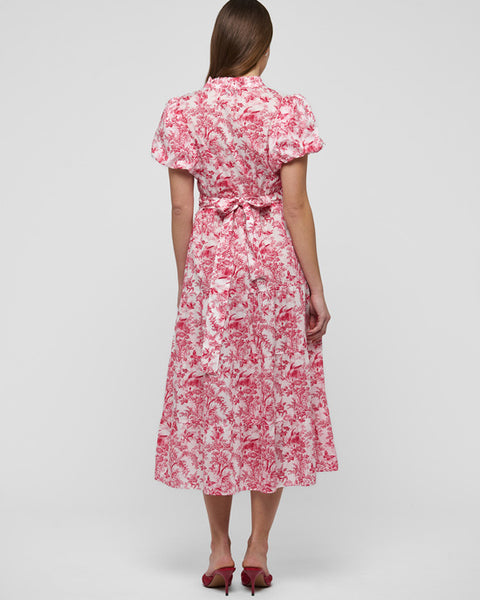 Katinka Dress Imperial Garden Red - shopatstocks