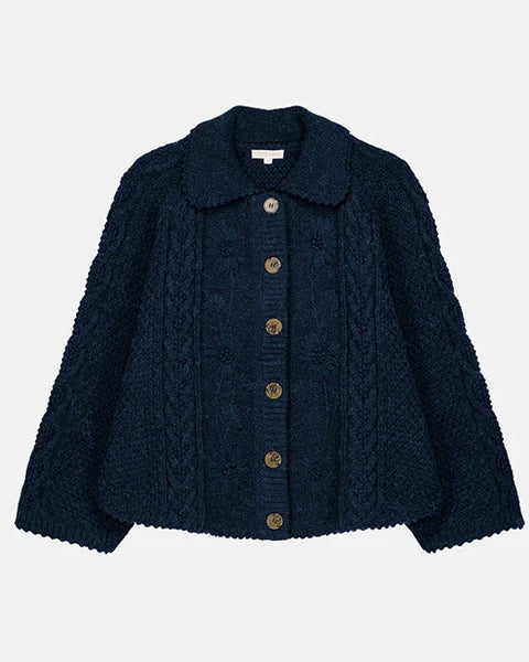 Khellane Marine Blue Cardigan