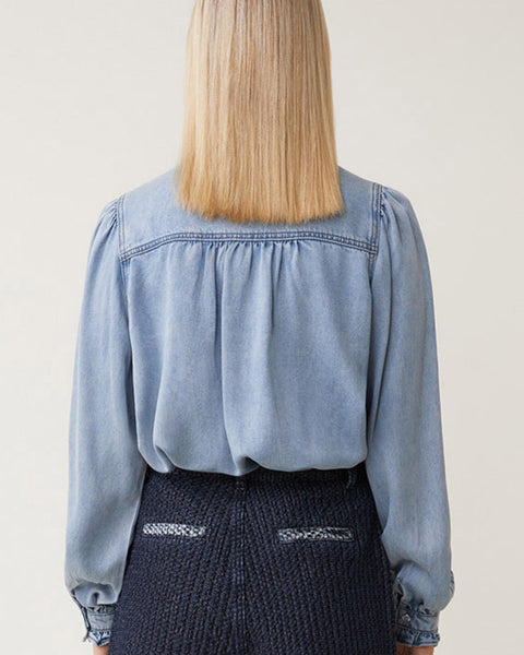 Laura Blouse Denim Blue