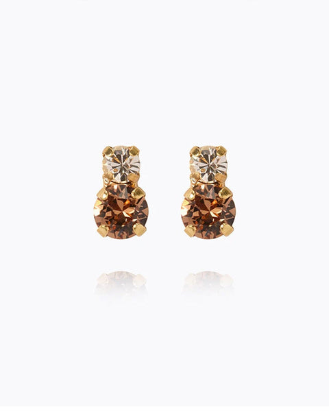 Leah Earrings Gold ReC TOPAZ COMBO