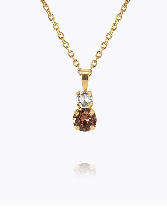 Leah Necklace ReCreated Topaz Combo