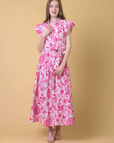 Longbeach Dress Runa Pink
