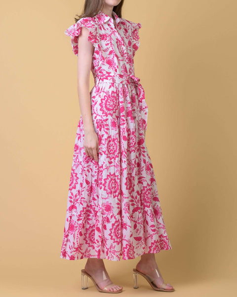 Longbeach Dress Runa Pink