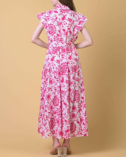 Longbeach Dress Runa Pink