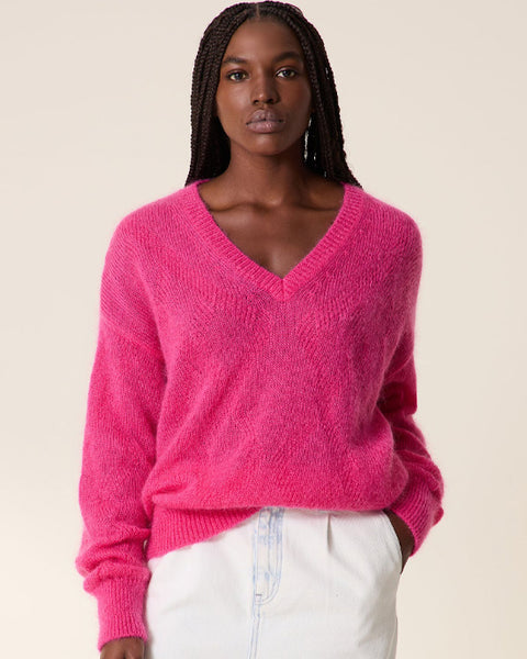 Malili V Neck sweater Pink