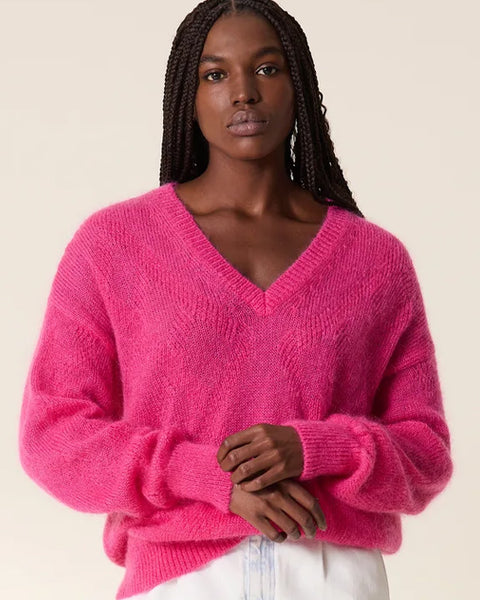 Malili V Neck sweater Pink