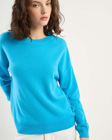 Mapoupette Cashmere Crew Jumper Azur