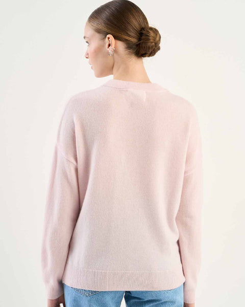 Mapoupette Cashmere Crew Jumper Powder