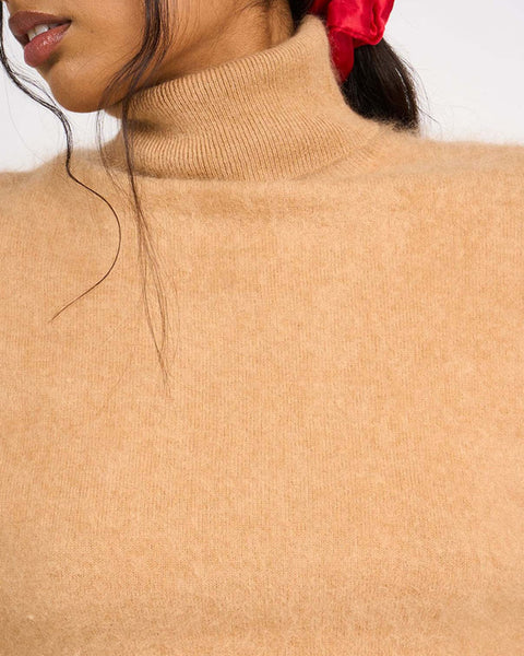 Mareine Roll Neck Camel