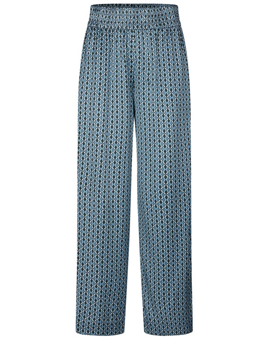 Margo Silk Trousers Butterfly Blue