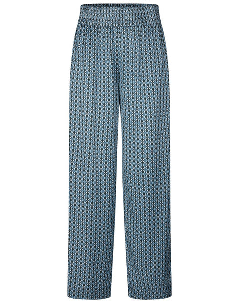 Margo Silk Trousers Butterfly Blue