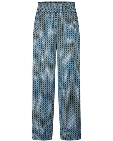 Margo Silk Trousers Butterfly Blue