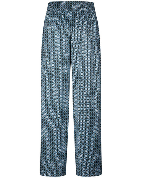 Margo Silk Trousers Butterfly Blue