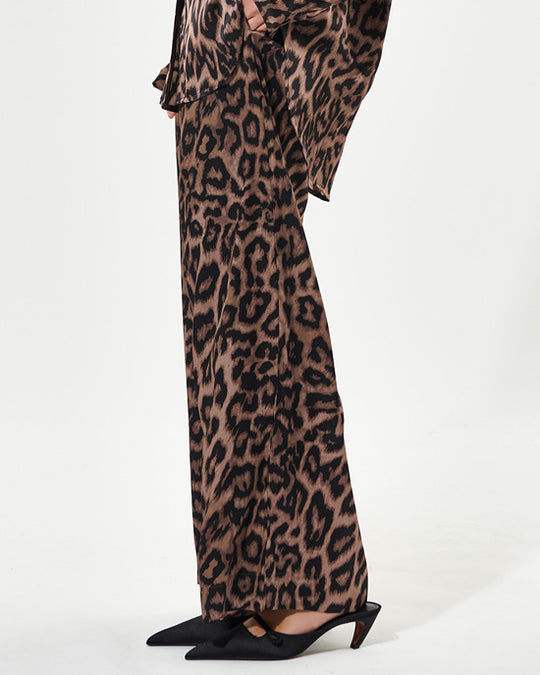 Margo Silk Trousers Animal