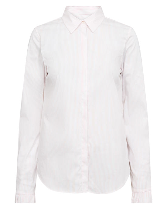 Mattie Flip Stripe Shirt Ballet Slipper - shopatstocks
