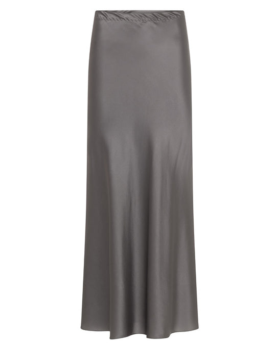 Mermaid Silk Skirt Dark Grey