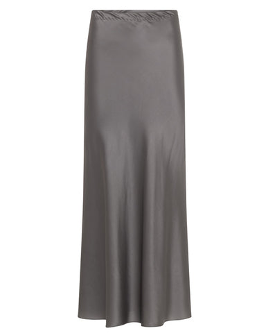 Mermaid Silk Skirt Dark Grey