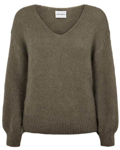 Milana Alpaca Pullover Dark Taupe