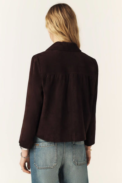 Milas Suede Jacket Chocolate