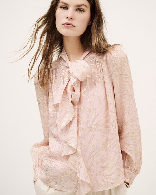 Minnie Blouse Pale Rose