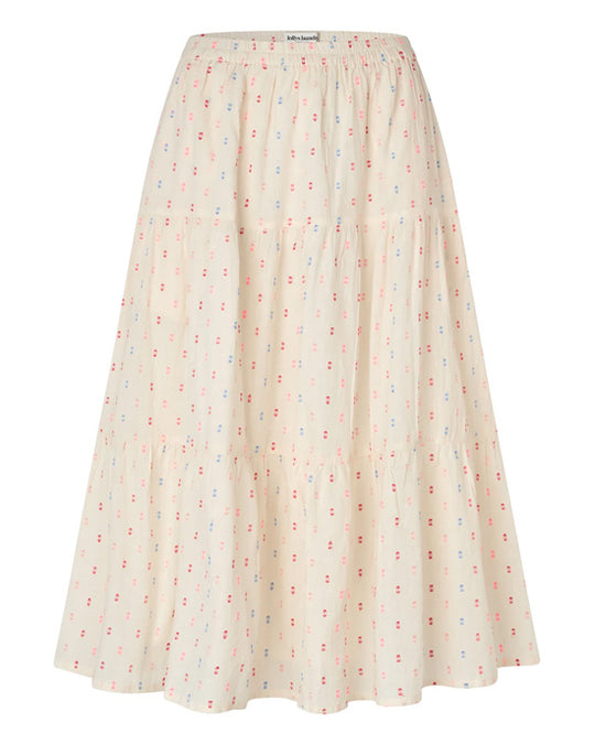 Morning Midi Skirt Creme Multi