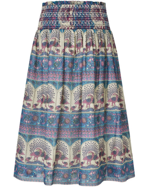 Myra Skirt Blue Print - shopatstocks